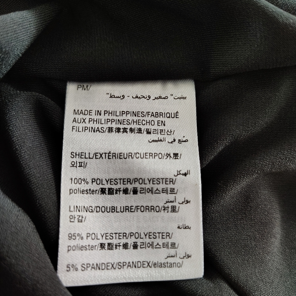 International Concepts INC Black V Neck Ruffle Dress Chiffon MP - Picture 13 of 14